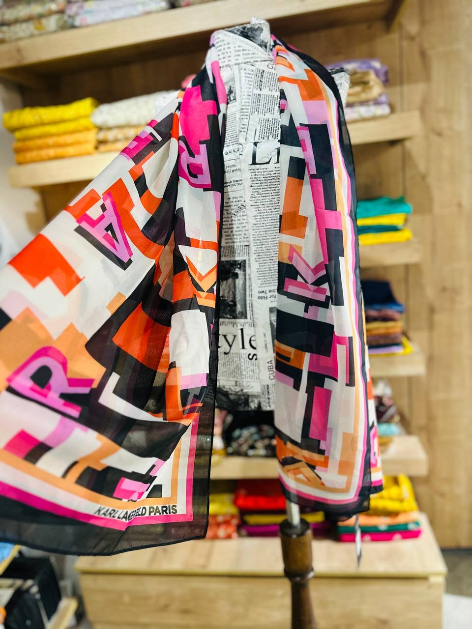 karl lagerfeld scarf