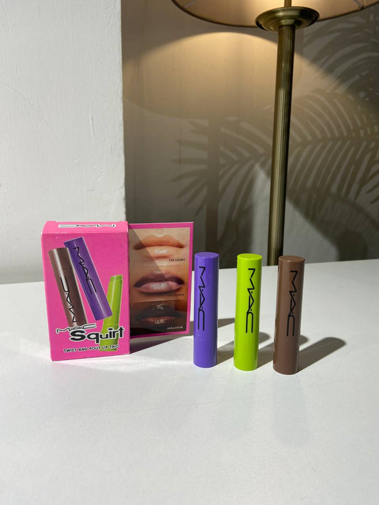 MAC Squirt Twist and Pout Lip Trio set