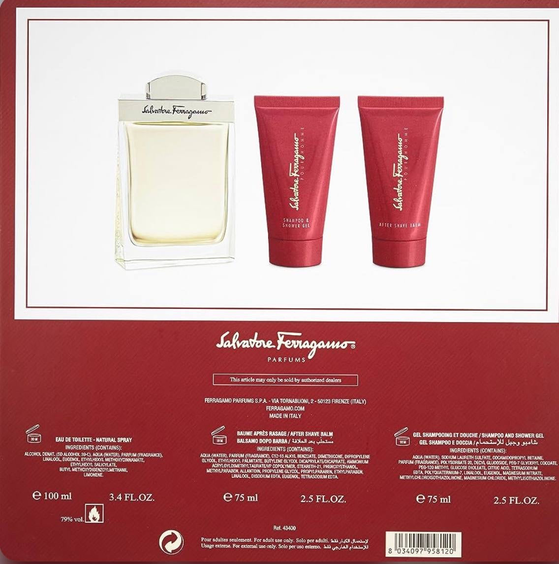 Salvatore farragoes perfume set