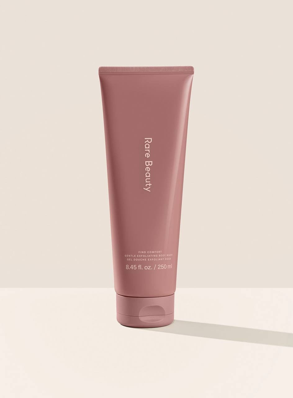 Rare beauty find comfort gentle exfoliating body wash  
250 ml / 8.45 fl.oz
