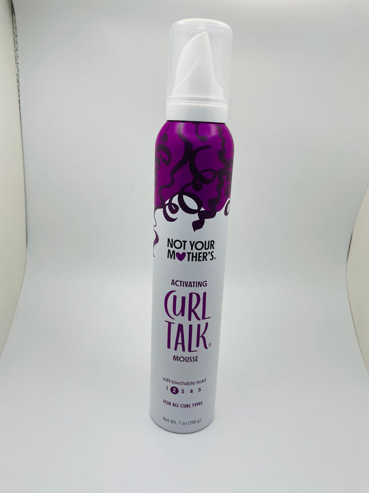 Not your mothers activating  curl talk mousse