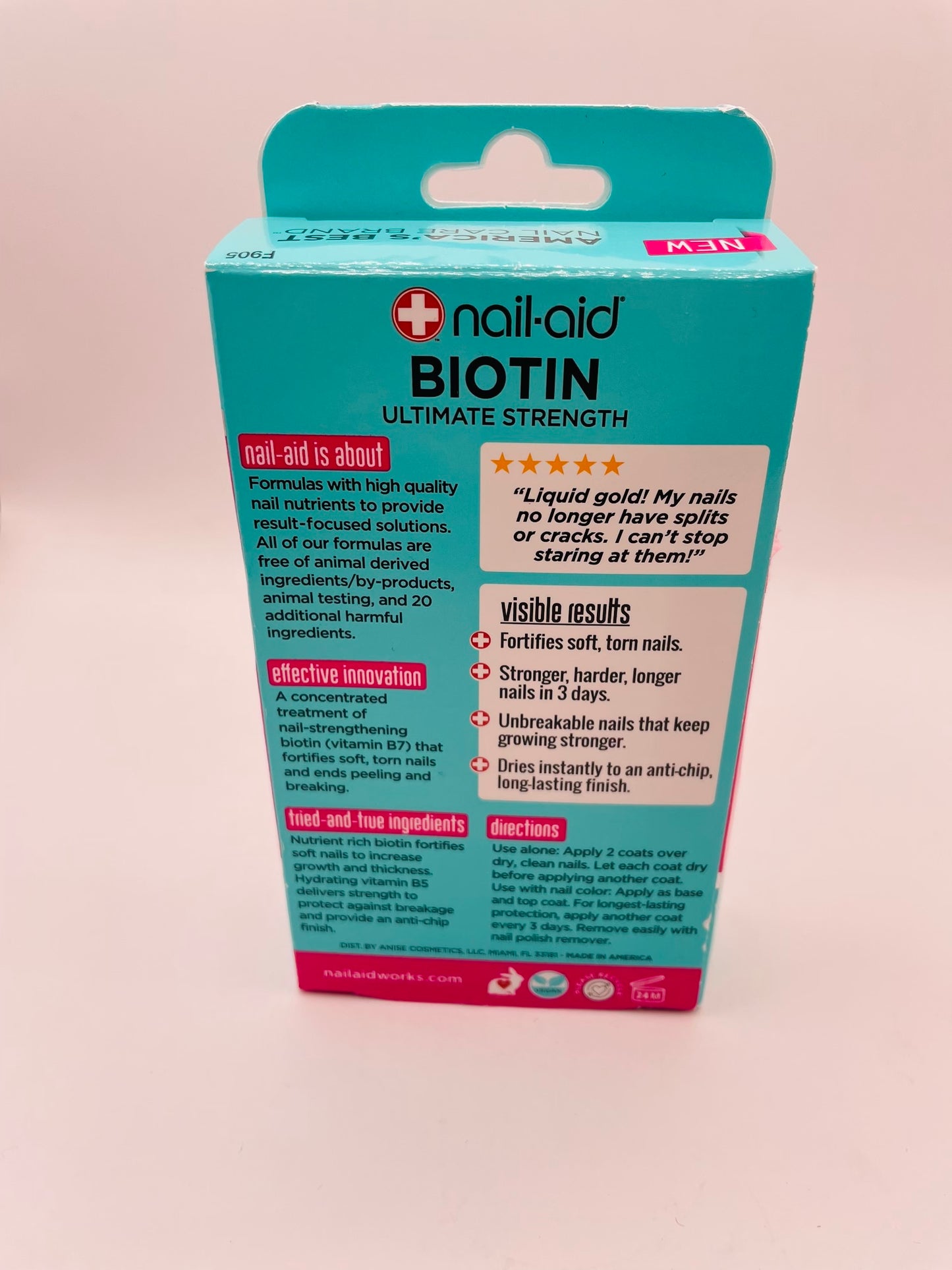 Nail aid biotin