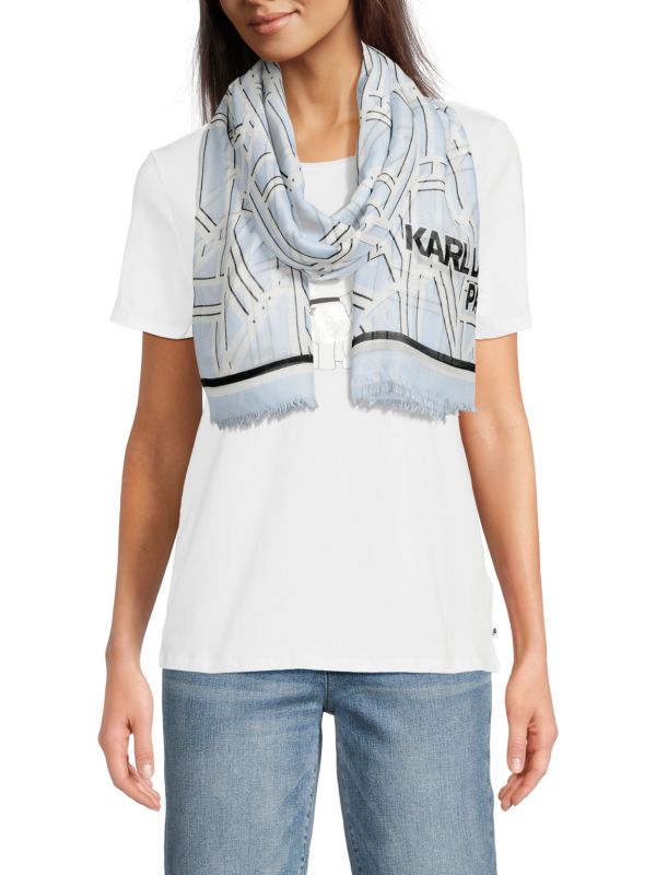 Karl lagerfeld scarf