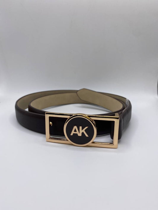 Anne Klein belt size small dark brown