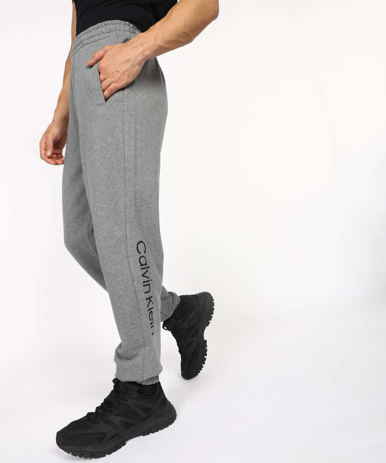 Calvin Klein jeans solid men grey tracksuit