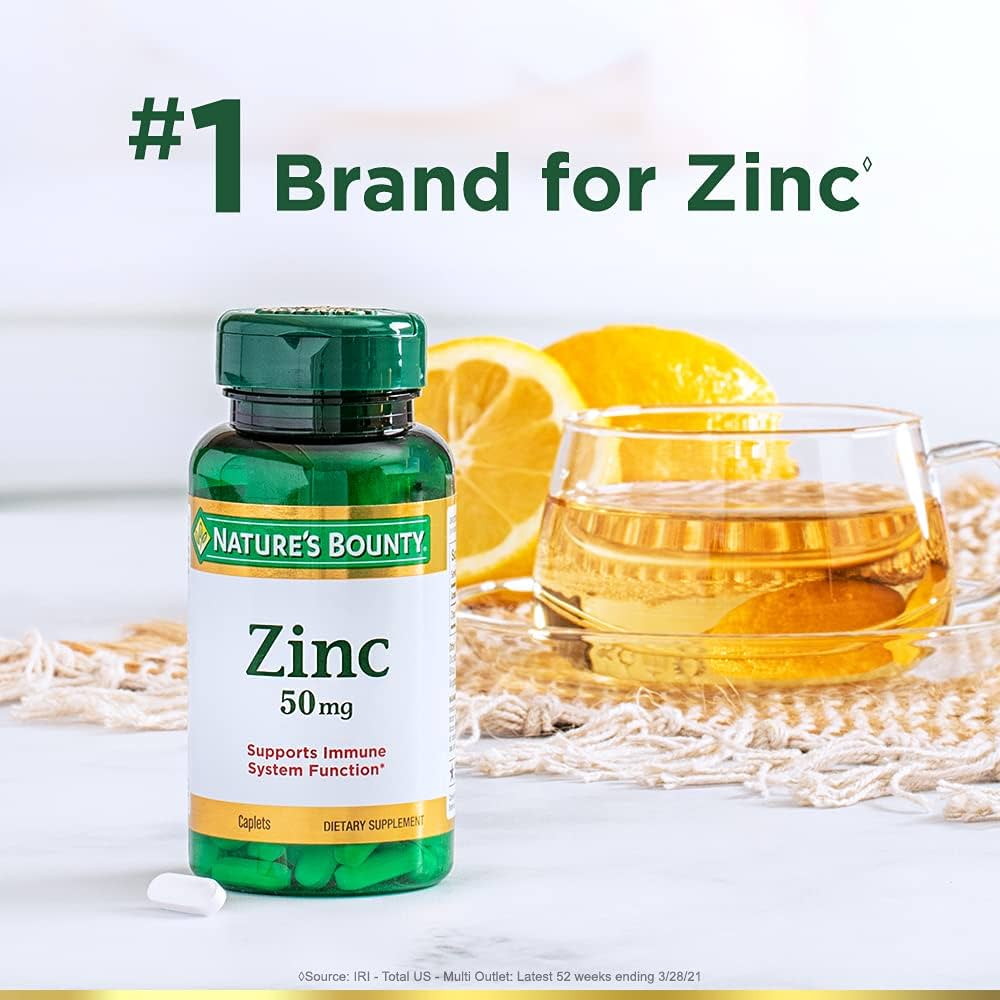 Nature's Bounty Zinc 50 mg Caplets
