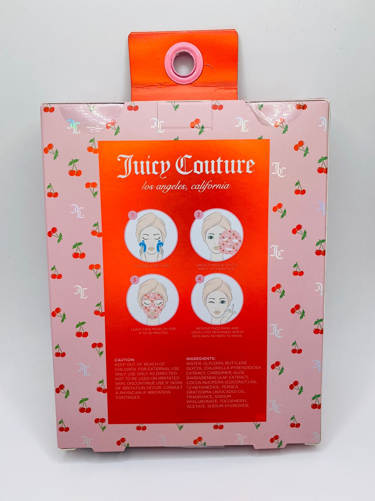 Juicy couture hyaluronic acid sheet mask