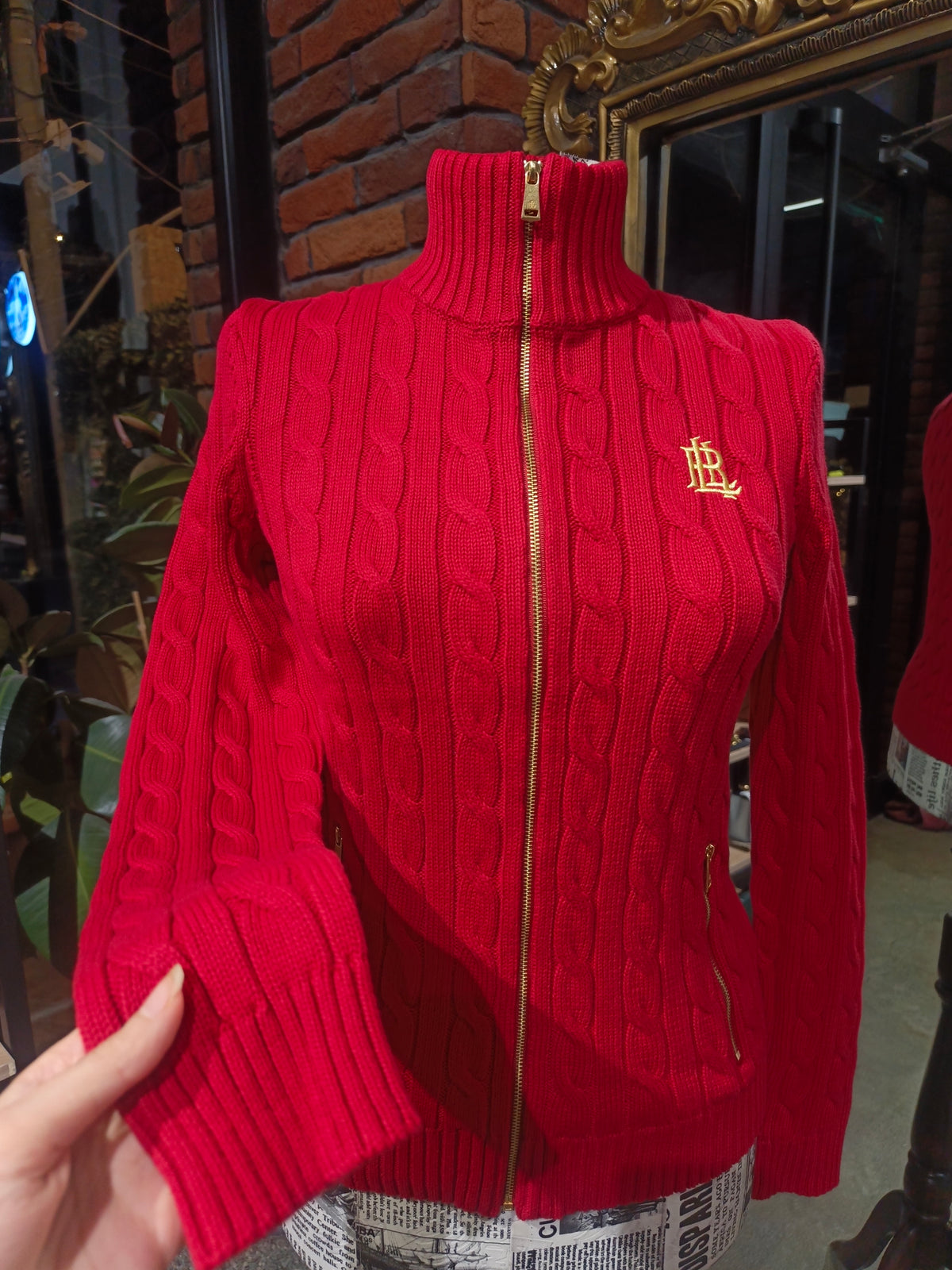 Ralph Lauren zipper sweater Xsmall