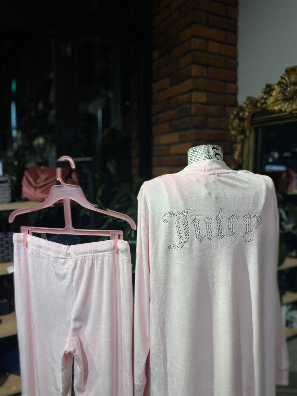 Juicy Couture 3 piece pajama set size large