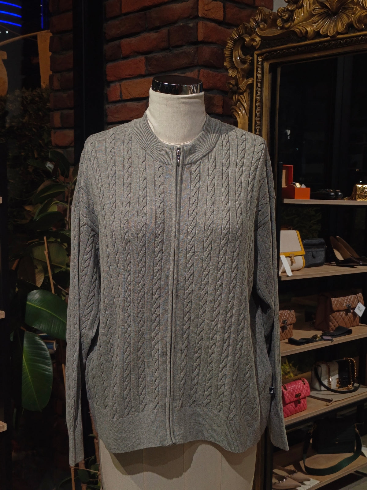 Nautica jeans zipper sweater size  X-Large