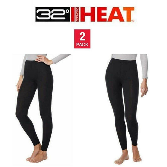 32 Degrees Heat Women's Lightweight Thermal Leggings size small