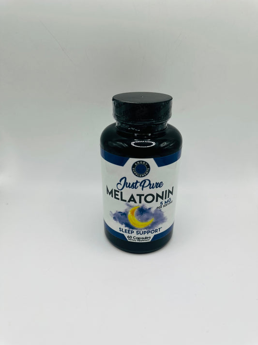 Just pure melatonin capsules