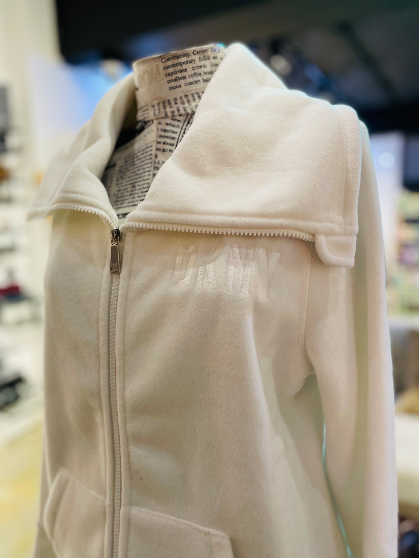 Dkny jacket with zipper