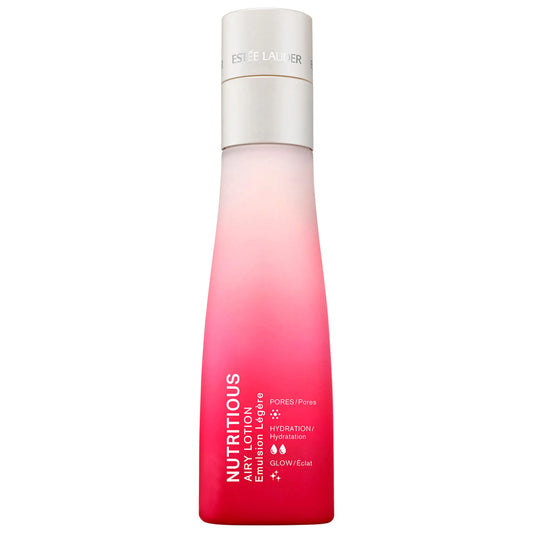 Estée Lauder Nutritious Airy Lotion  a lightweight, pore-minimizing face moisturizer (100 ml / 3.4 oz)
