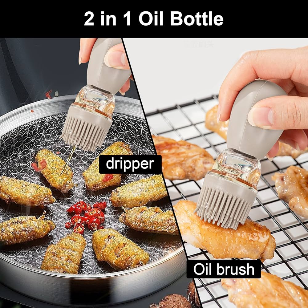 Tinmix Oil Bottle with Silicone Brush 180 mL