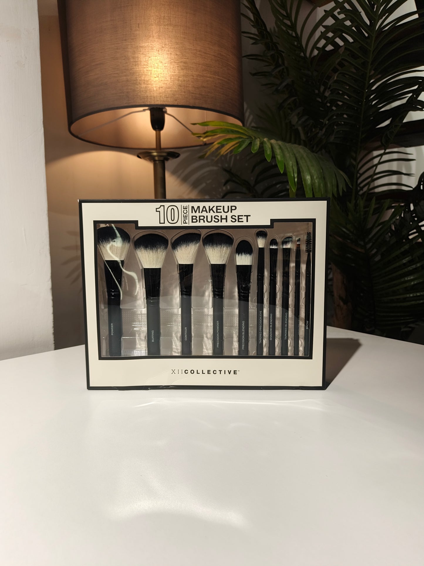 XII Collective 10-piece makeup brush set