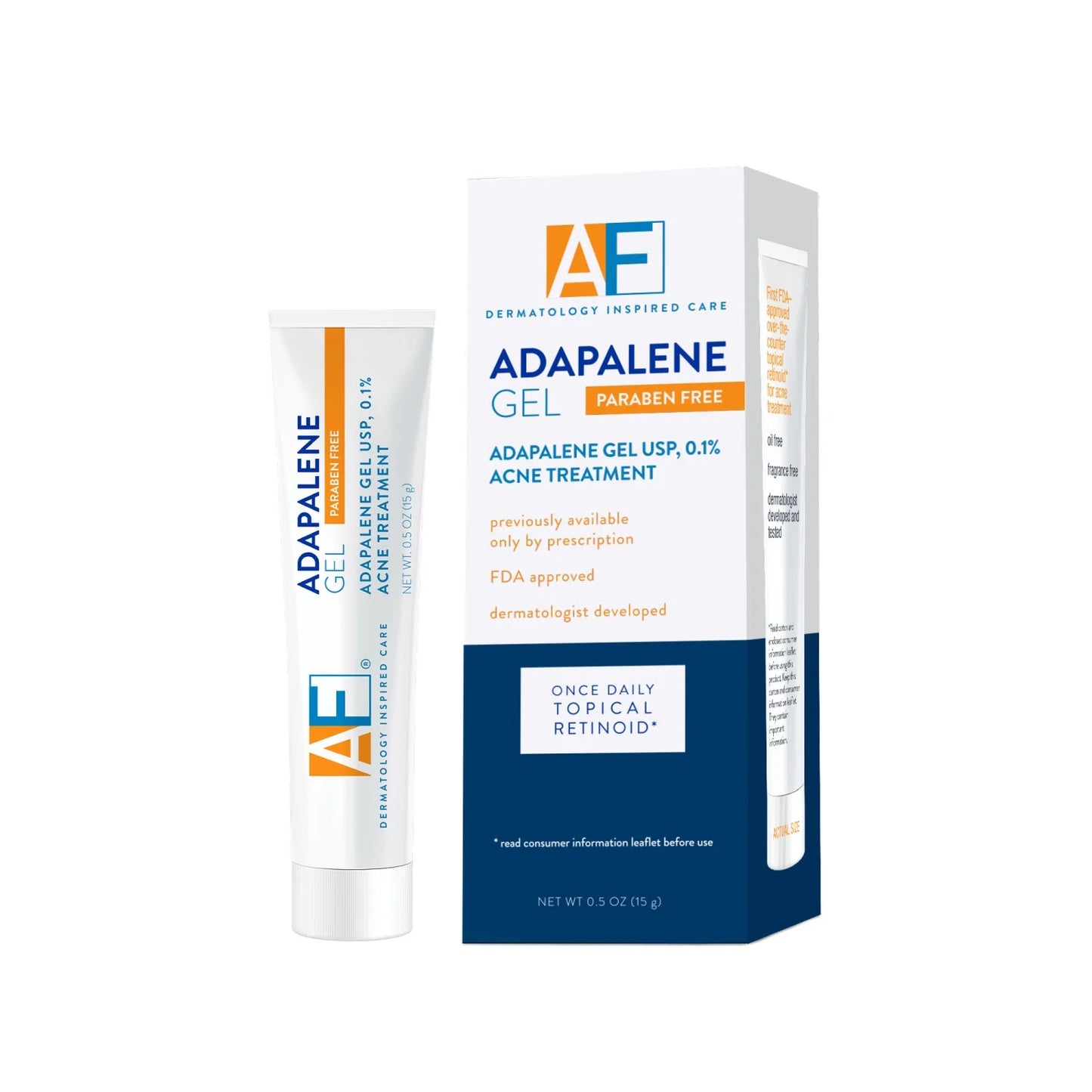 AcneFree Adapalene Gel USP 0.1% Acne Treatment