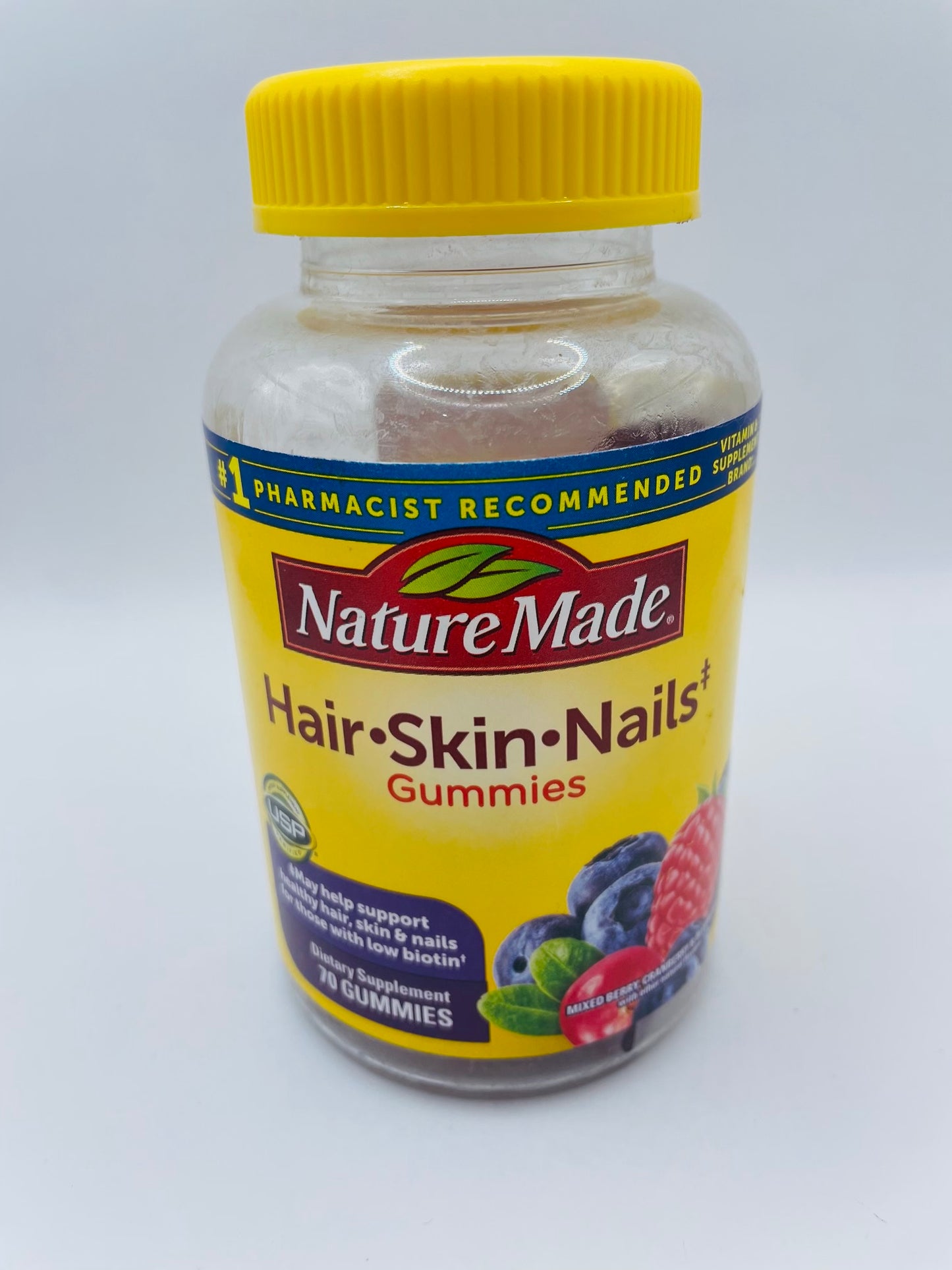 Nature made hair skin nails gummy