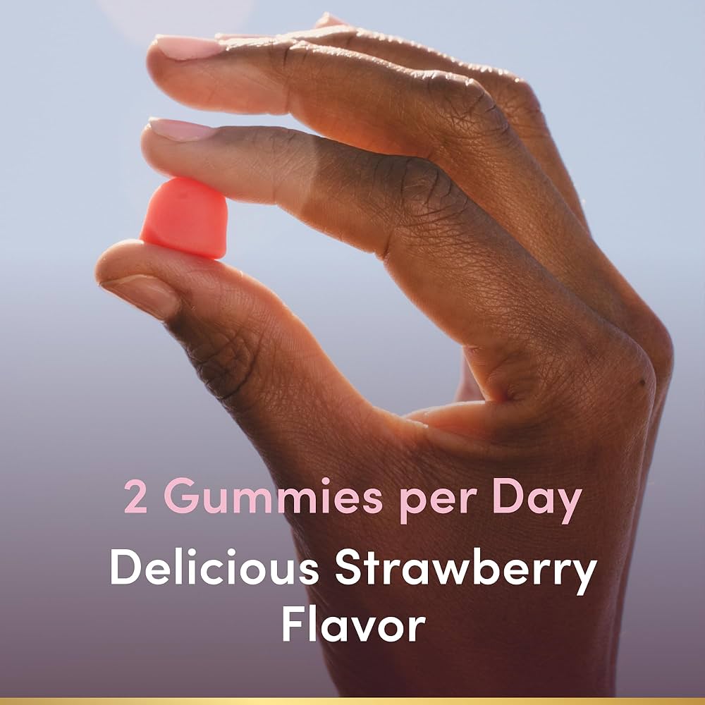 Nature's Bounty Hair, Skin & Nails Gummies, Strawberry, 80 Gummies