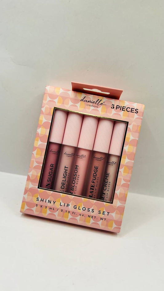 danielle crations shiny lip gloss set