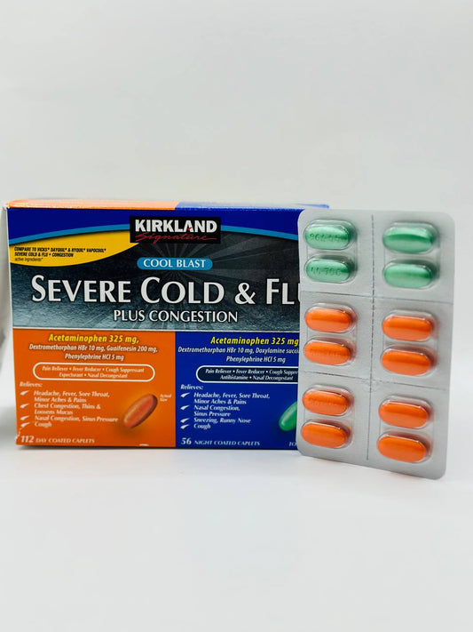 Kirkland severe cold & flu sheets