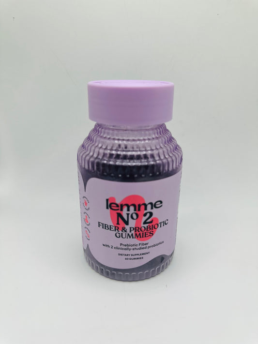 Lemme No. 2 Fiber & Probiotic Gummies, a dietary supplement designed to support digestive health