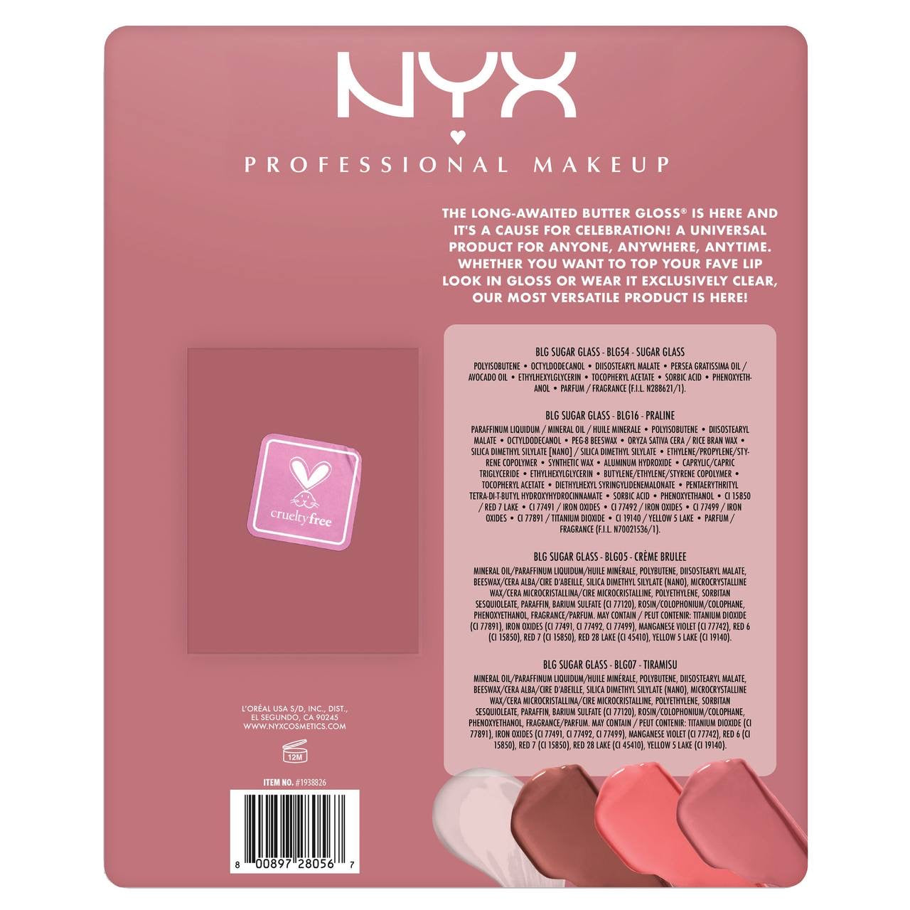 Nyx butter gloss set