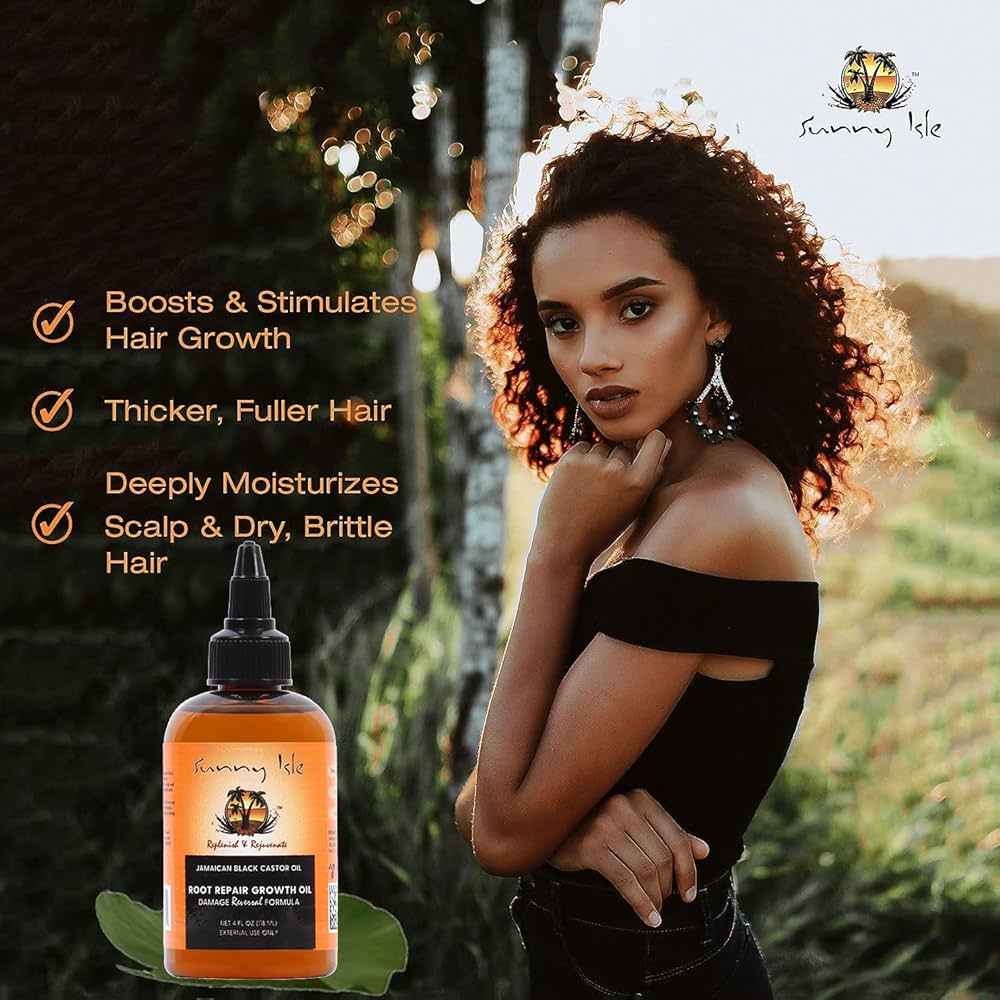 Sunny Isle Jamaican Black Castor Oil Root Repair Growth Oil
