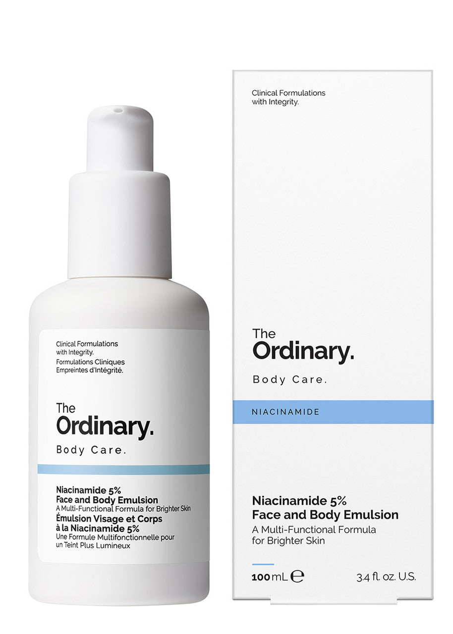 The ordinary Niacinamide 5% Face and Body Emulsion for Dark Spots & Uneven Tone