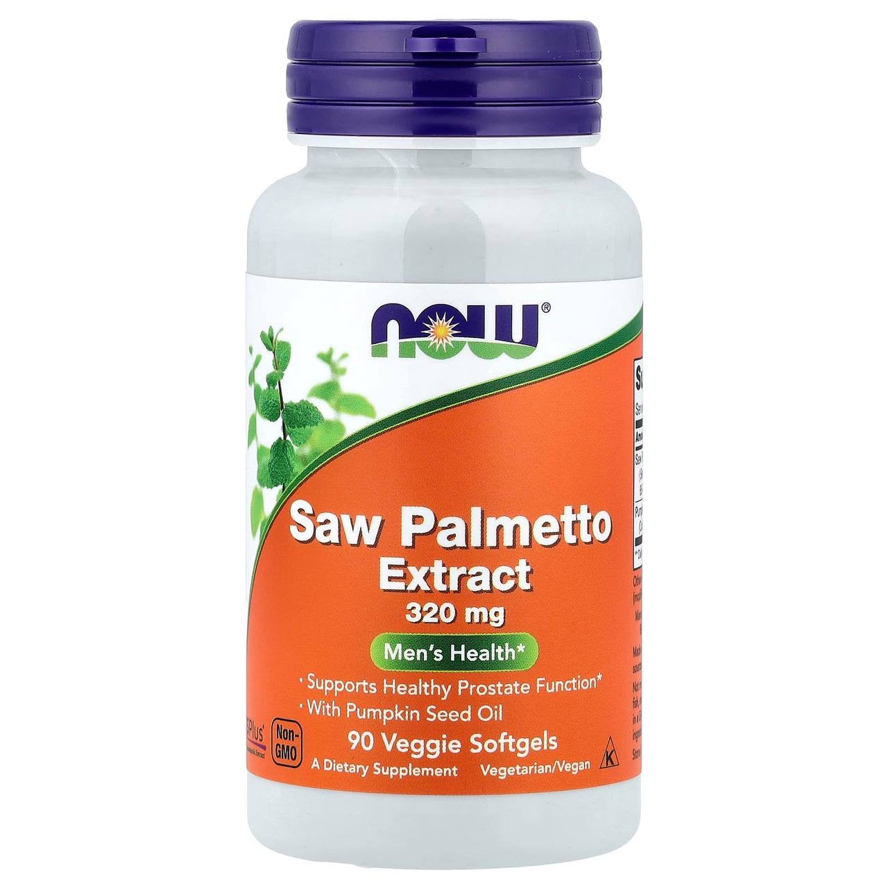 NOW Foods Saw Palmetto Extract
90 Veggie Soft Gels
Men’s health