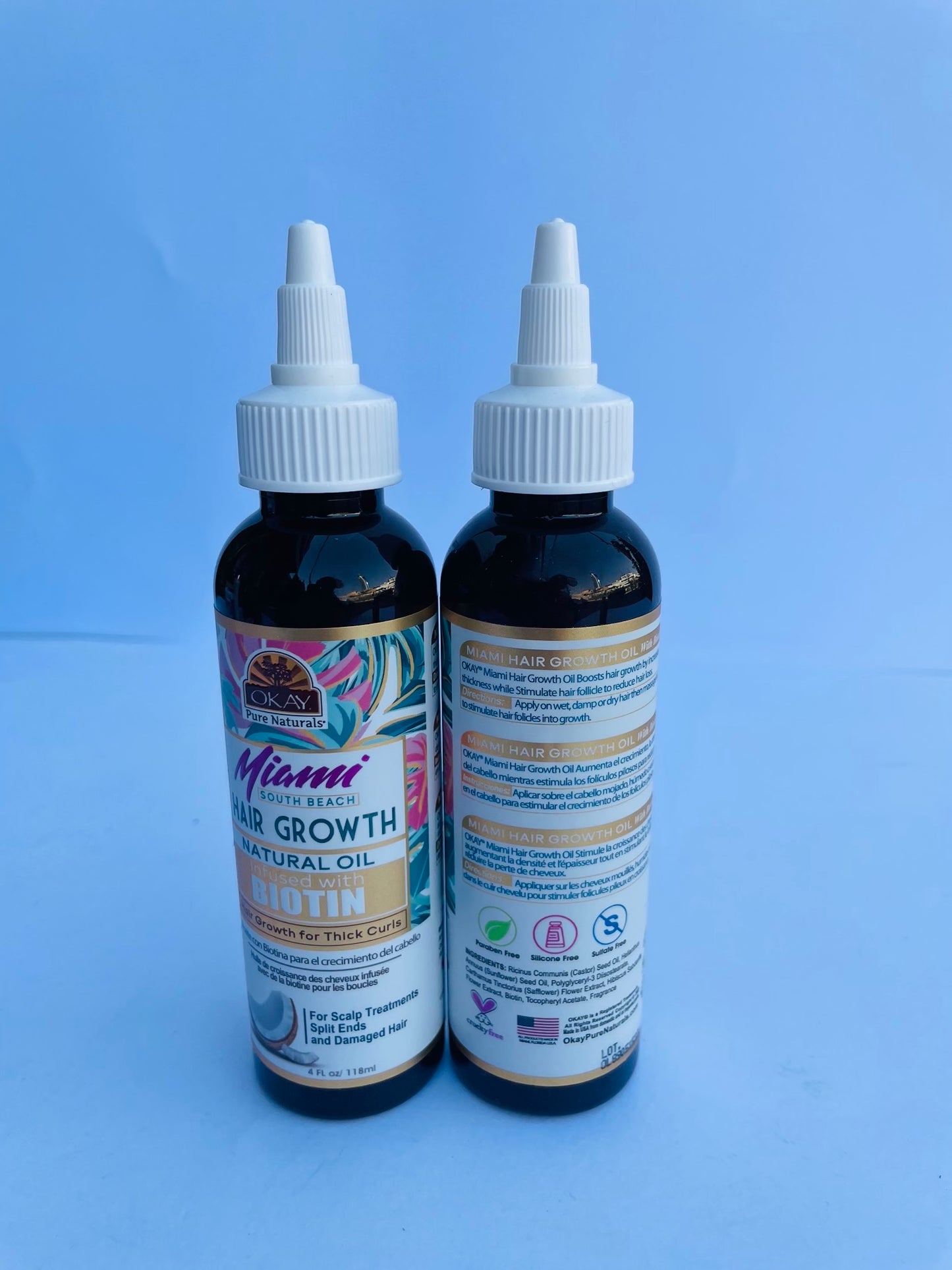 Hair growth oil with biotin