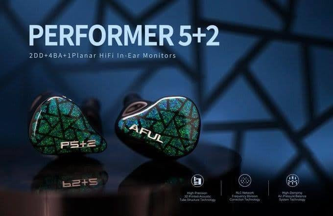 Performer 5+2 2DD+4BA+1Planar HiFi In-Ear Monitors"