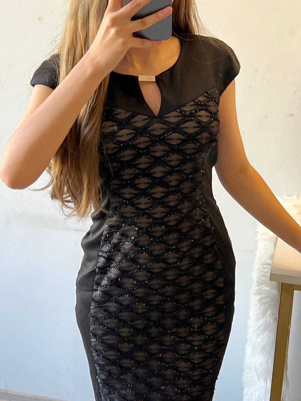 Connected apparel dress