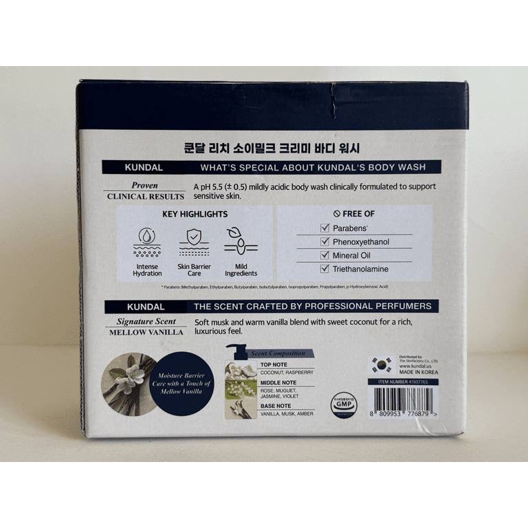 KUNDAL Rich SoyMilk Body wash set