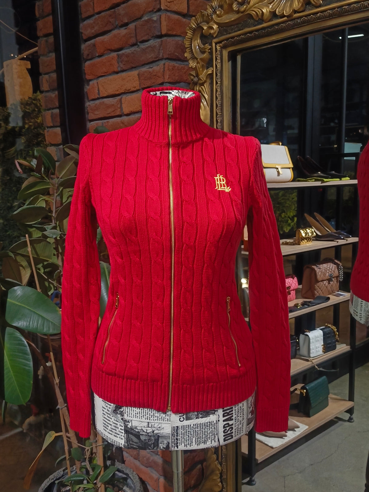 Ralph Lauren zipper sweater Xsmall