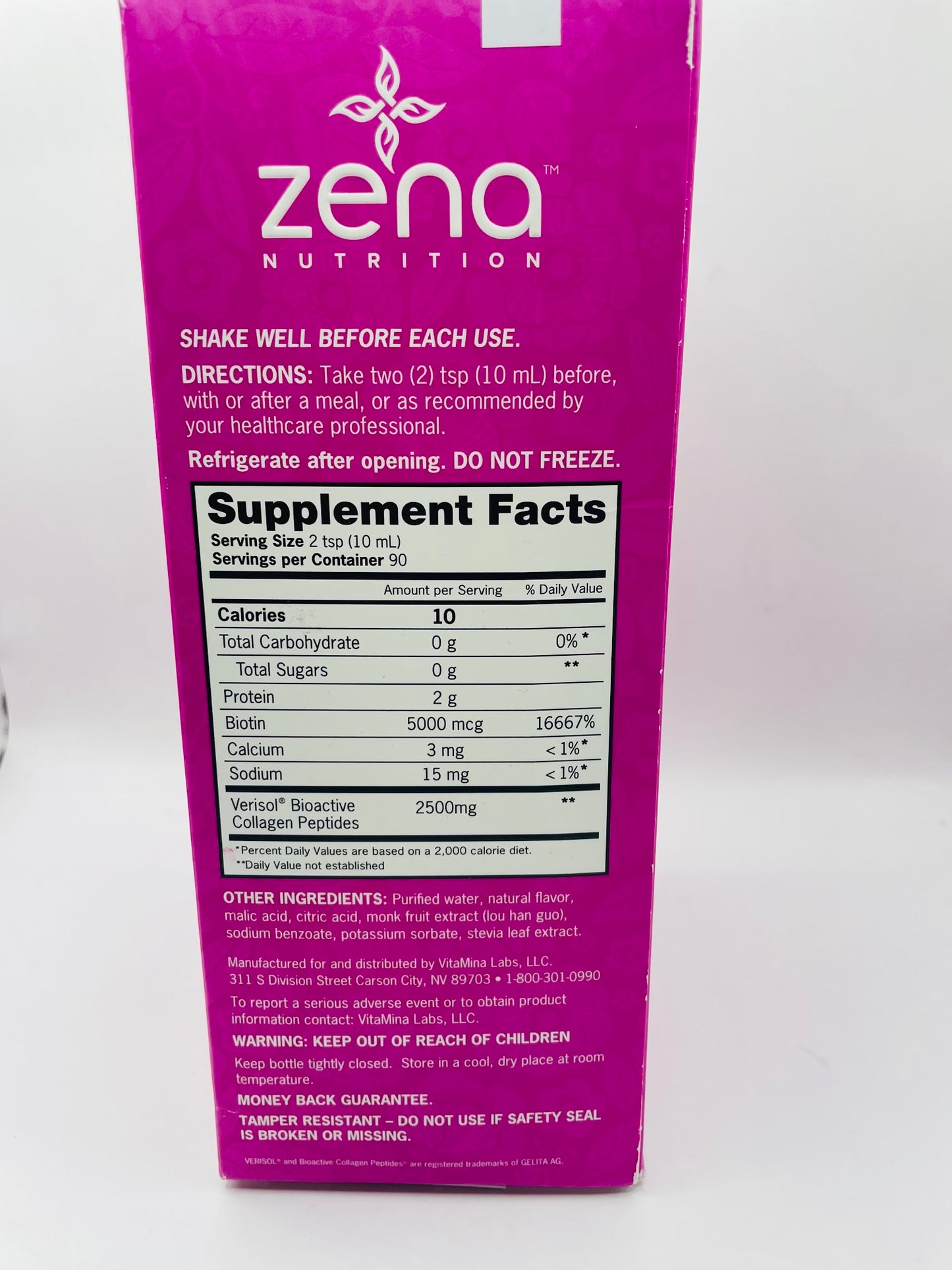 Zena collagen biotin