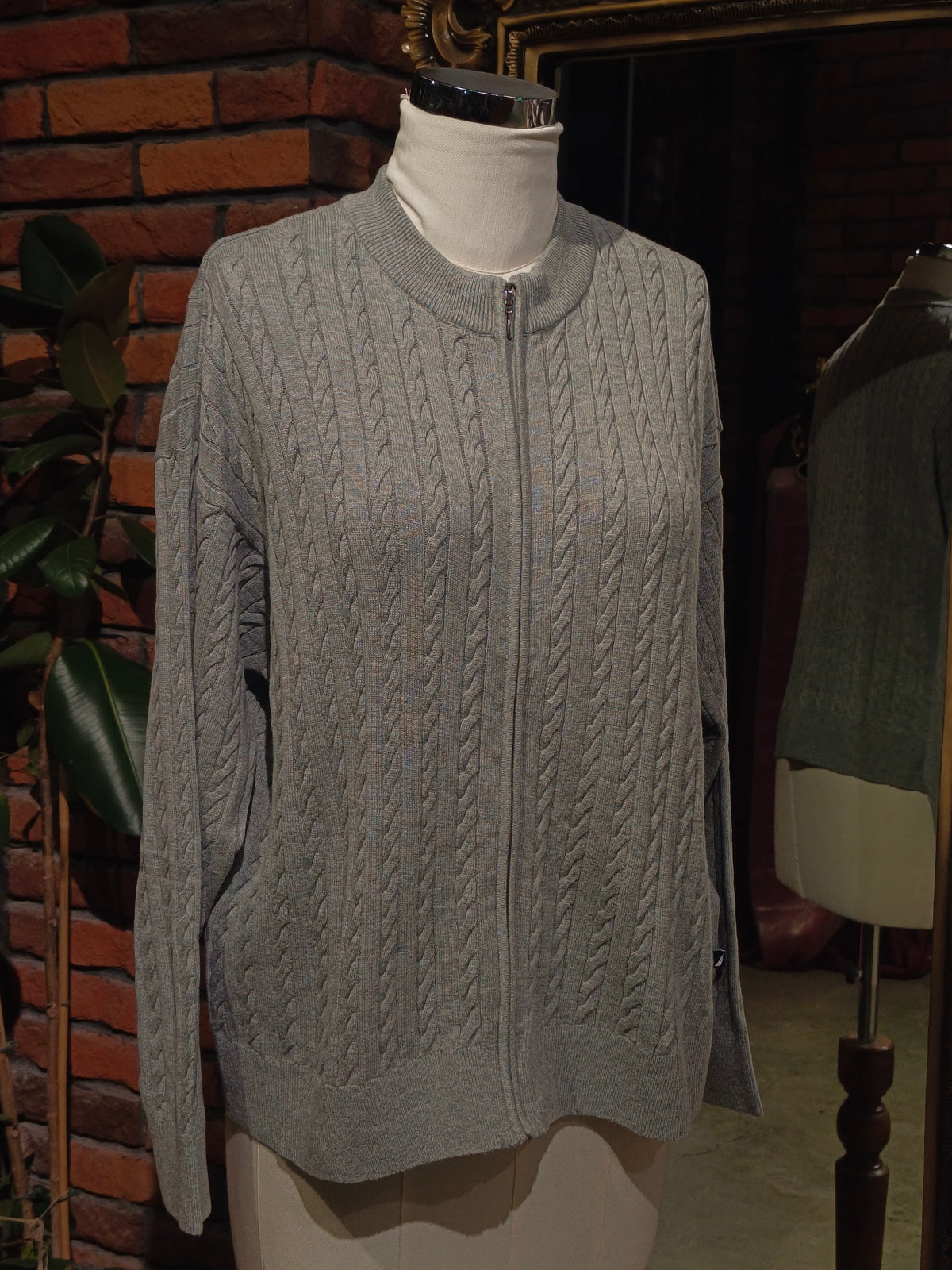 Nautica jeans zipper sweater size  X-Large
