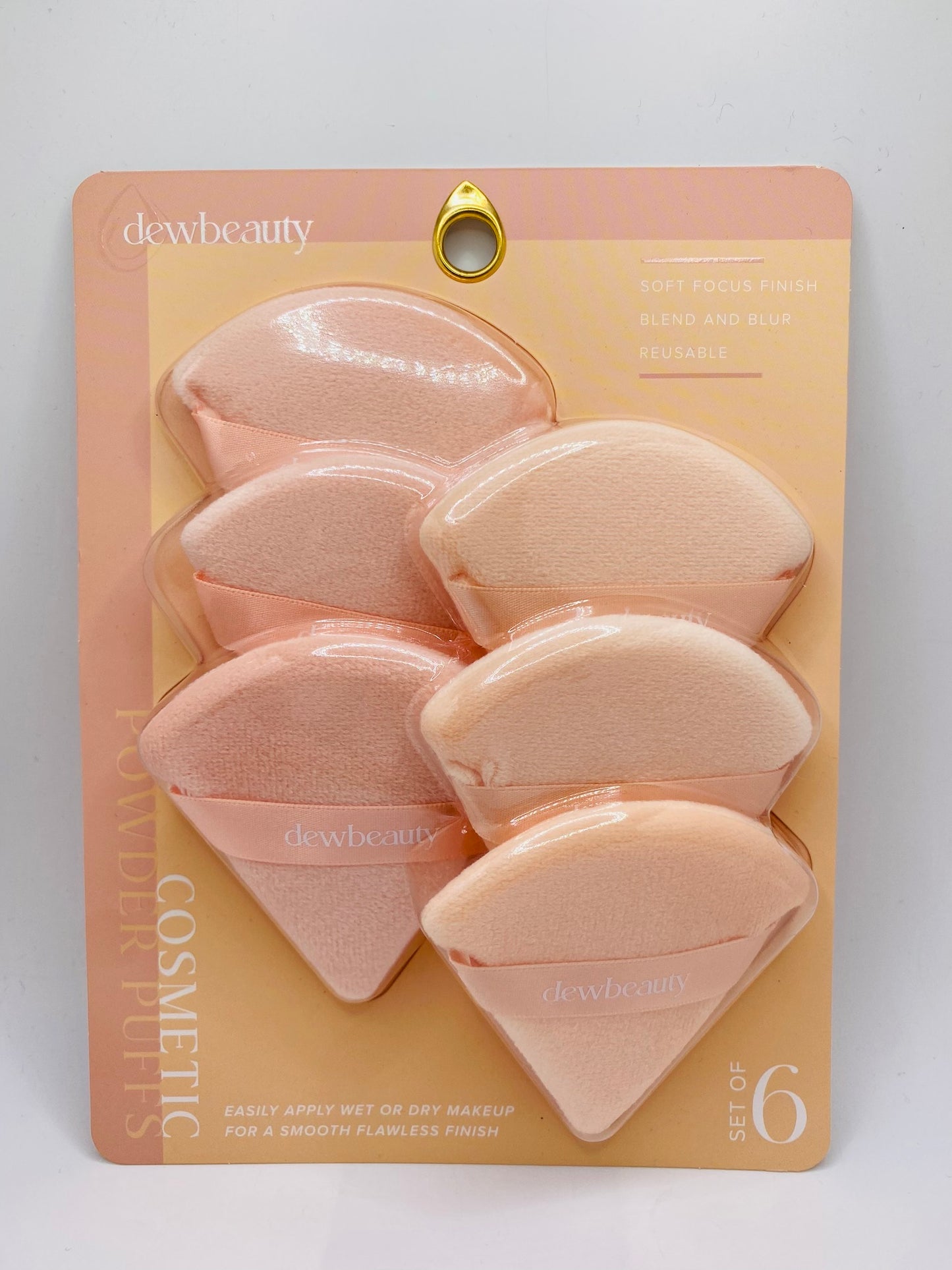 Dew Beauty triangular cosmetic powder puffs