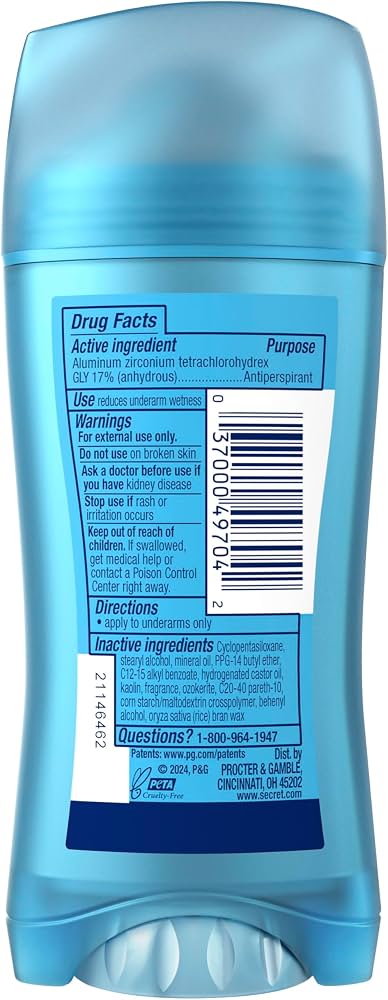 Secret Anti-Perspirant Deodorant Clear Gel Luxe Lavender