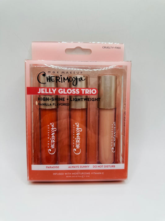 the Max Makeup Cherimoya Jelly Gloss set