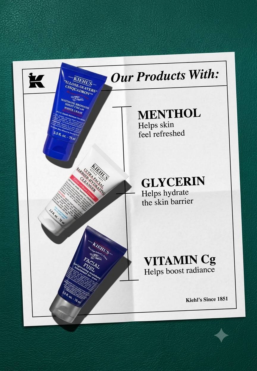 Kiehl's "Your 5 O'Clock Shadow Shavers" men's grooming gift set