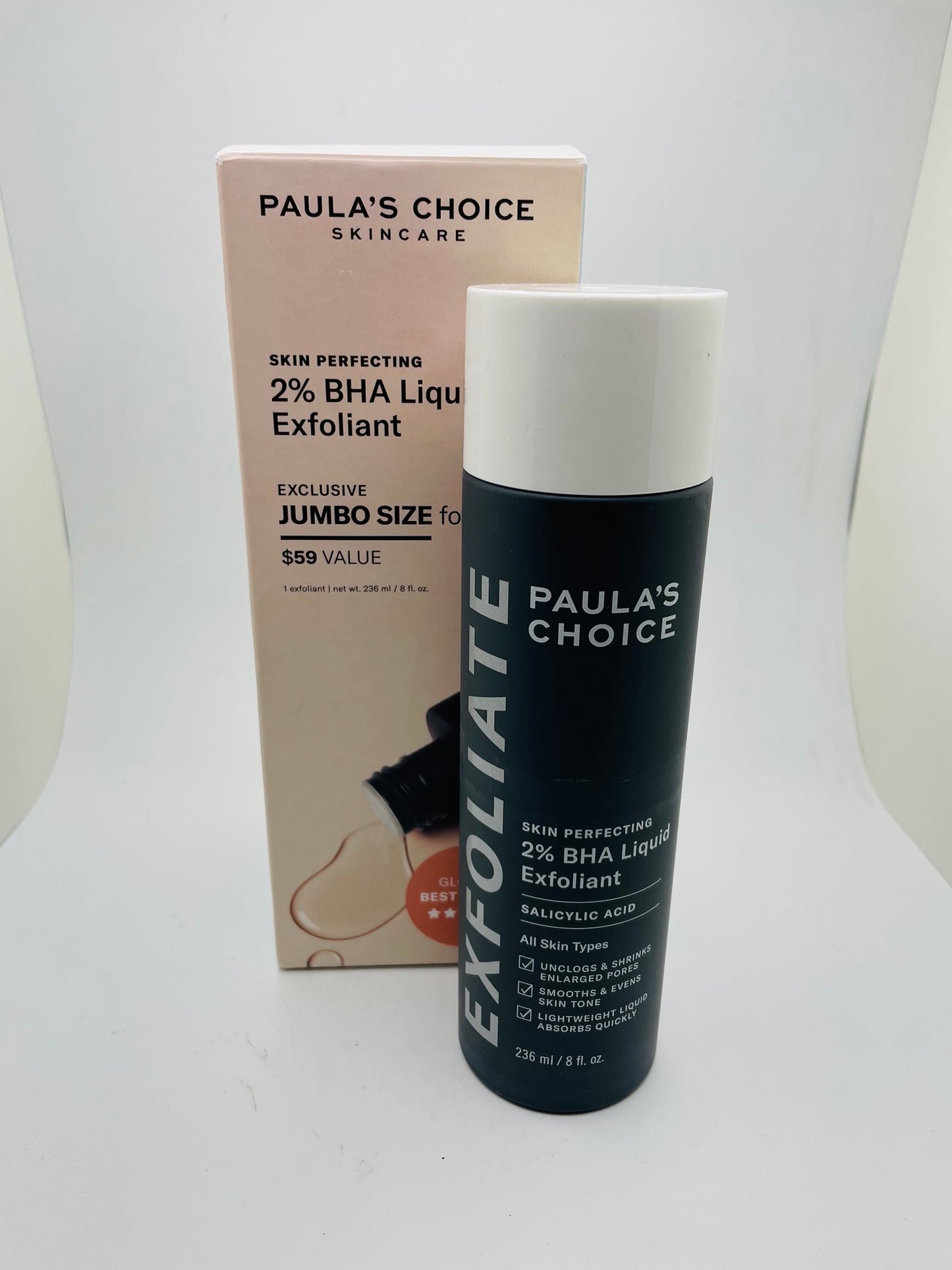 Paula’s choice  %2 BHA liquid exfoliant toner