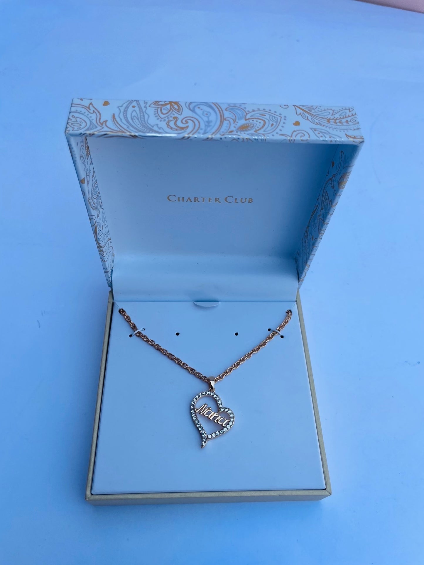 Charter club heart necklace