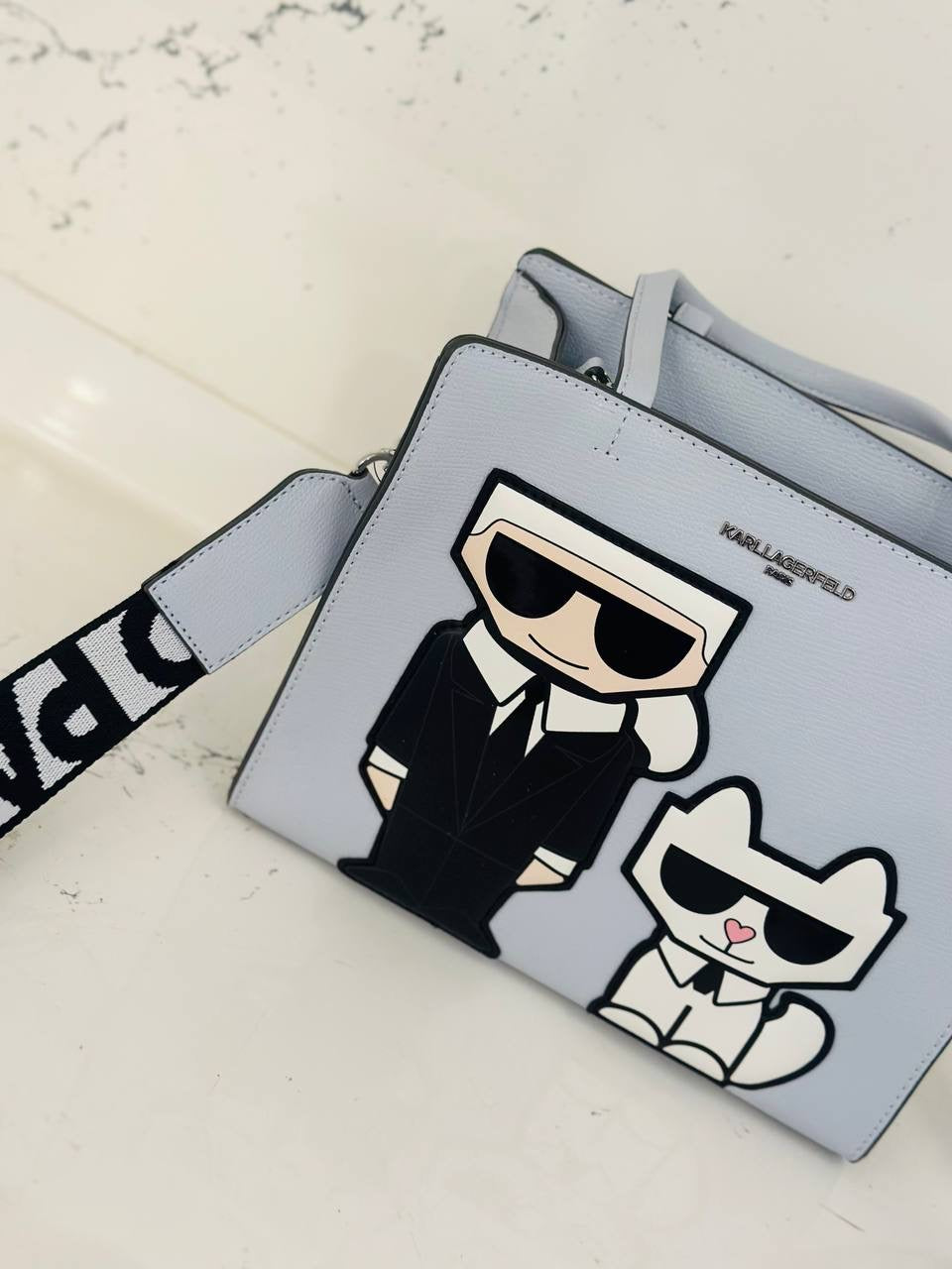 karl lagerfeld bag blue