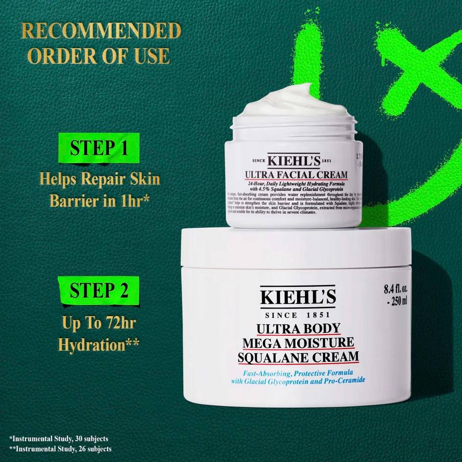 Kiehl’s hydrate all the way set