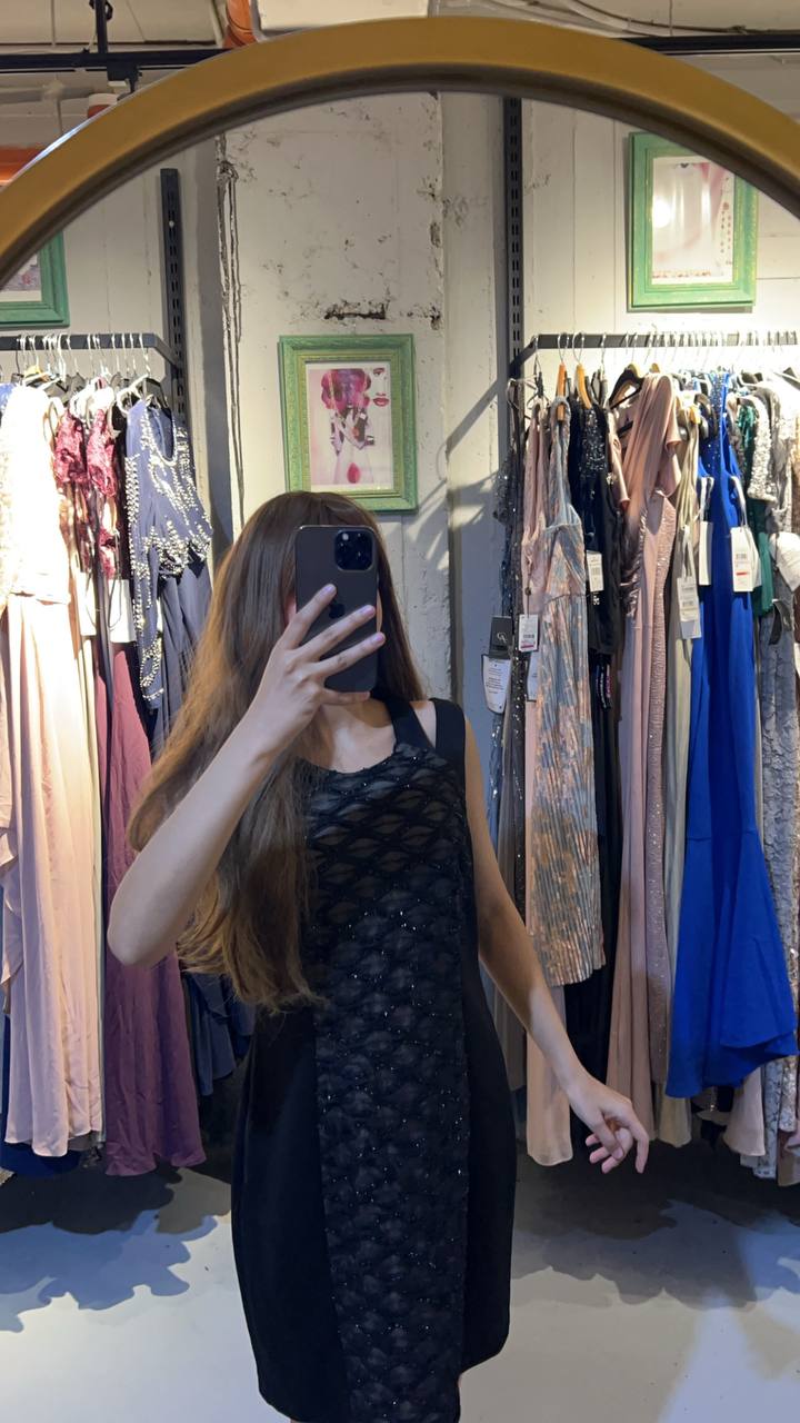 Connected apparel dress
