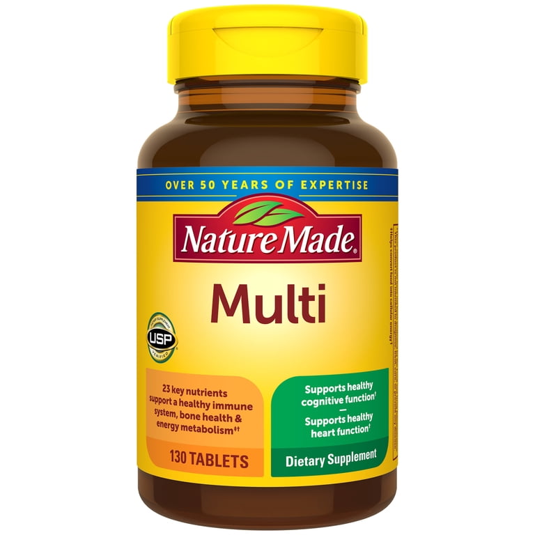 Nature Made Multivitamin with Iron Tablets (130 Count)