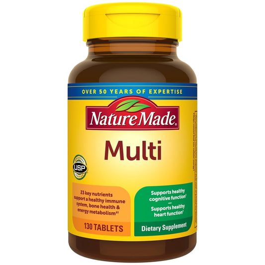 Nature Made Multivitamin with Iron Tablets (130 Count)