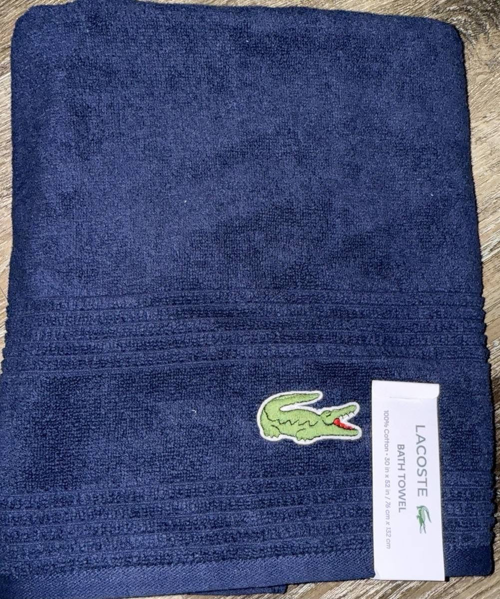 Lacoste bath towel 76cm/132cm