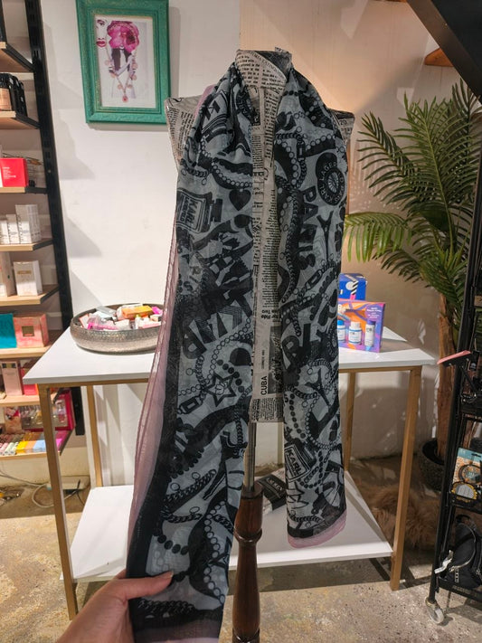 Karl Lagerfeld scarf